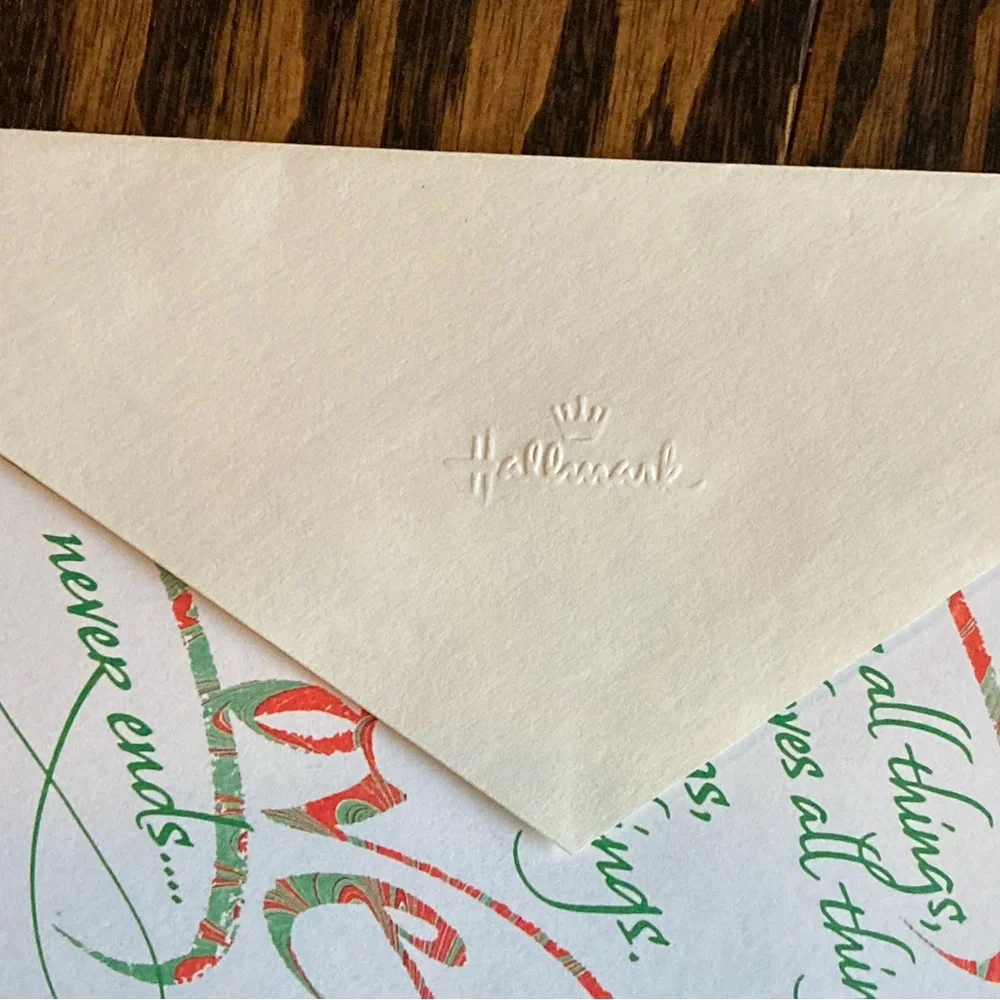 23 Unused Vintage Hallmark Ambassador Christian Christmas Cards Envelopes
